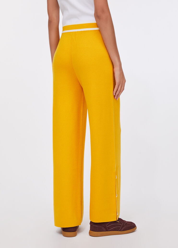 Knitted trousers yellow Liu Jo - large image number 1