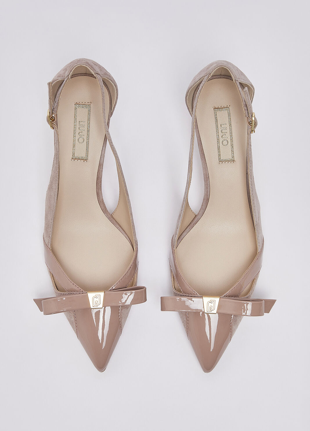 Suede cut-out pumps powder pink Liu Jo - large image number 3