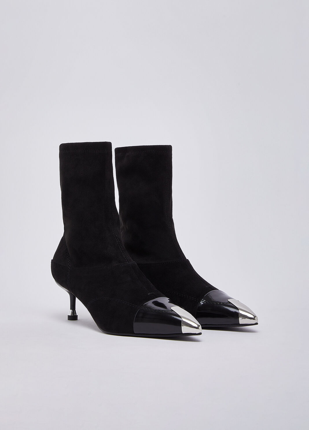 Bottines avec embout m&eacute;tallique noir Liu Jo - large image number 1