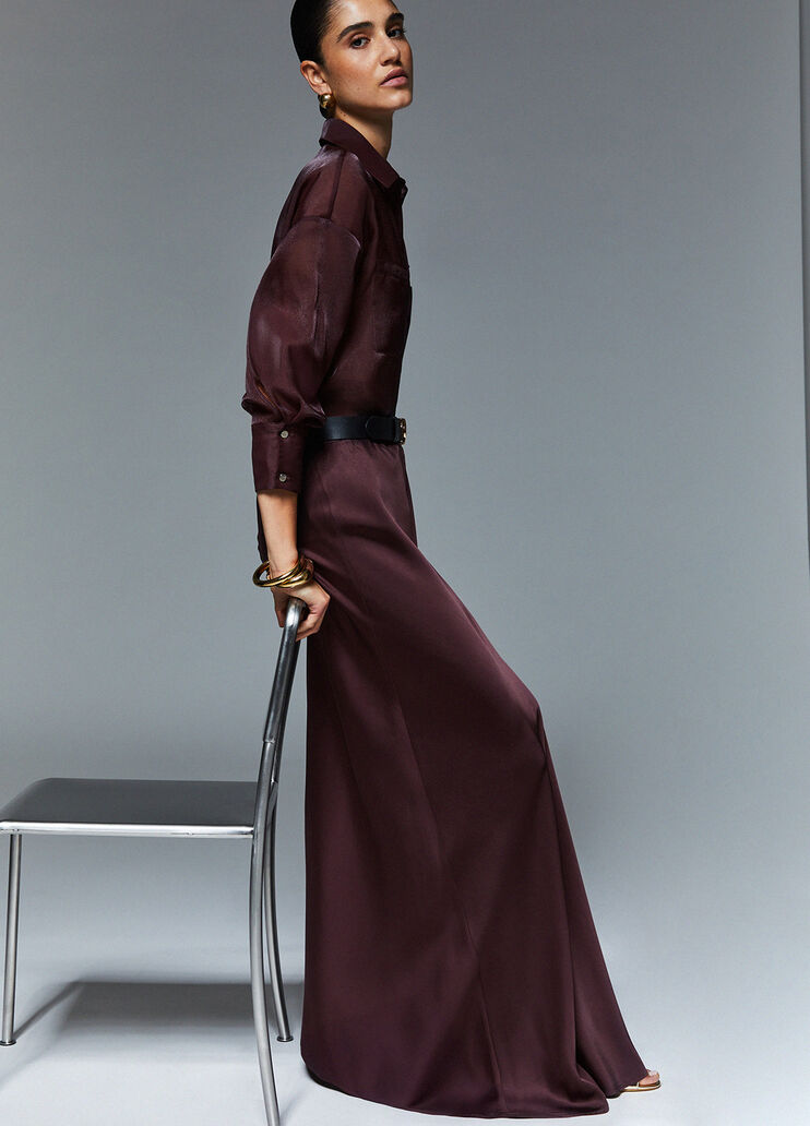 Long skirt with train brown Liu Jo - medium