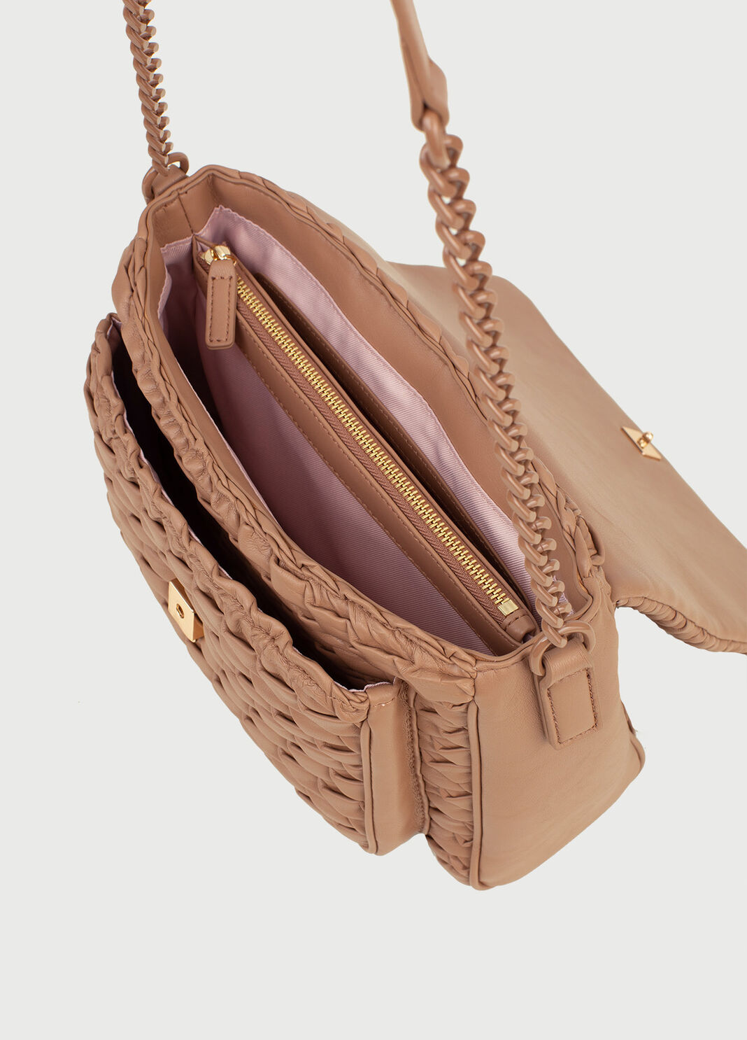 Embossed crossbody bag Brown Liu Jo - large image number 4