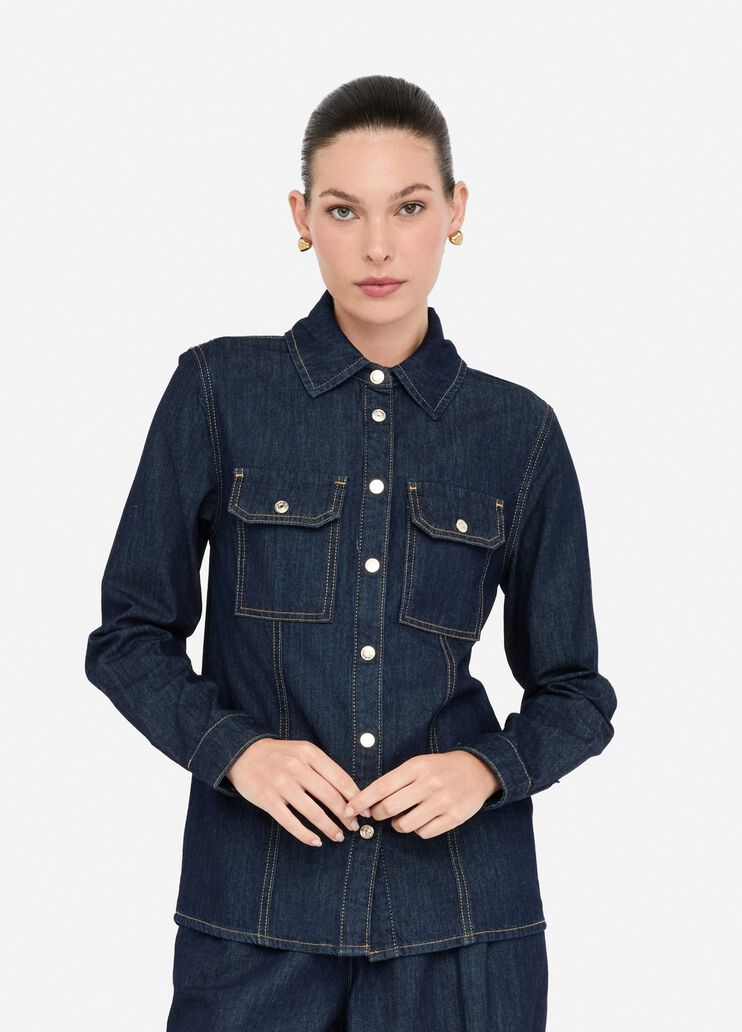 Denim shirt classic wash Liu Jo - medium Denim shirt classic wash Liu Jo - medium
