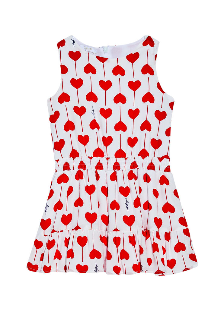 Robe écoconçue avec cœurs blanc avec cœurs Liu Jo - large image number 0 Robe écoconçue avec cœurs blanc avec cœurs Liu Jo - large image number 0