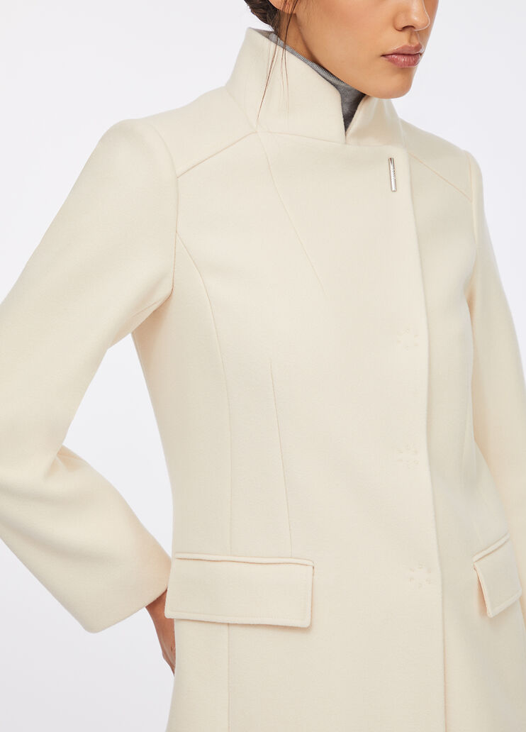 Manteau en drap double beige clair Liu Jo - large image number 3