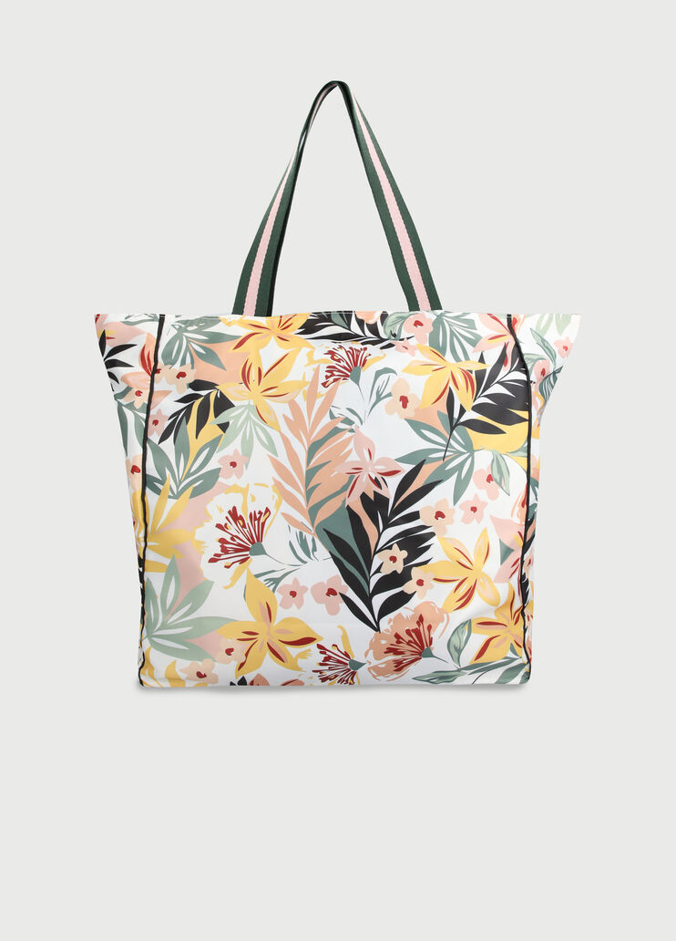 Beach bag with print Tropical green Liu Jo - large image number 3