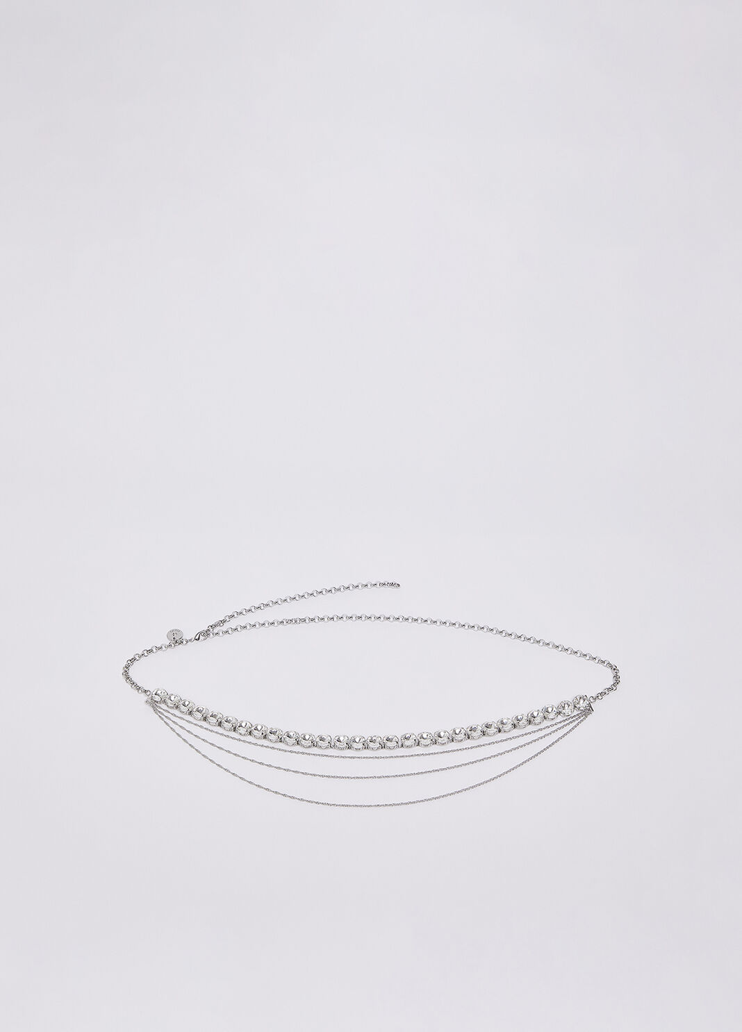 Belt with precious stones silver tone Liu Jo - large image number 1