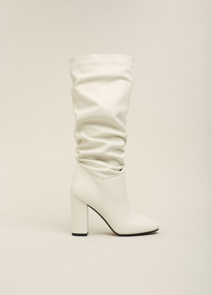 Stivali Alti Con Tacco