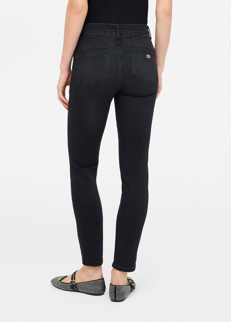 High-rise skinny jeans black Liu Jo - large image number 1