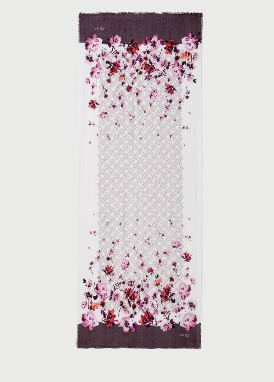 Foulard with flowers Purple Liu Jo - large image number 0