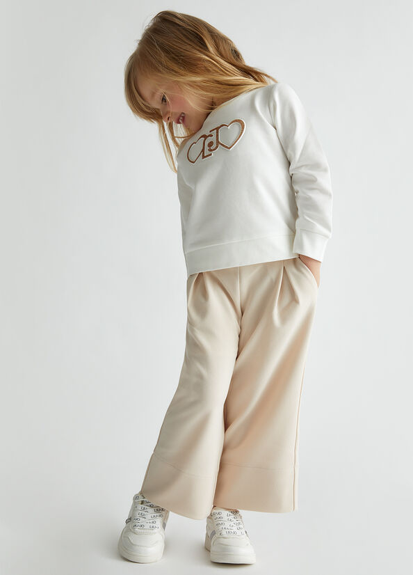 Jersey trousers champagne Liu Jo - large image number 0