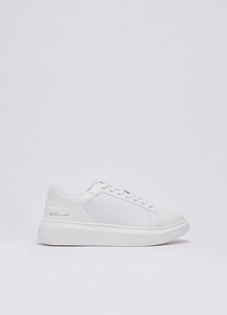 Leather platform sneakers white Liu Jo - medium