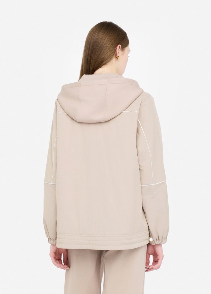 Veste en néoprène et nylon champagne Liu Jo - large image number 1