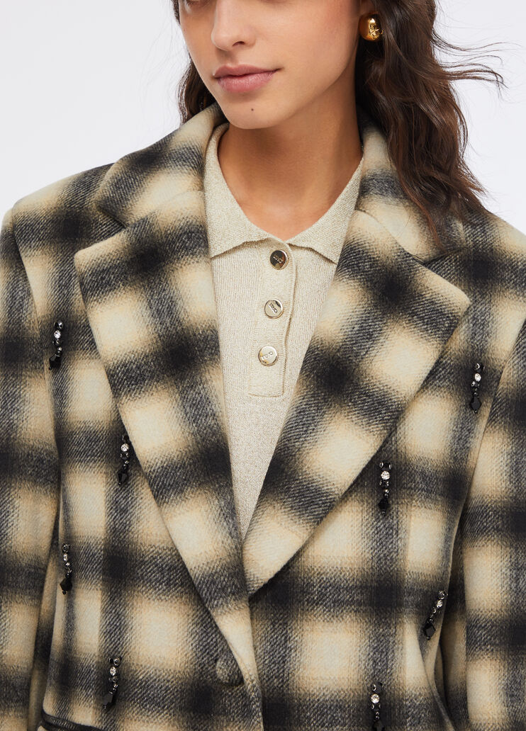 Veste à carreaux avec broderies bijoux carreaux Liu Jo - medium