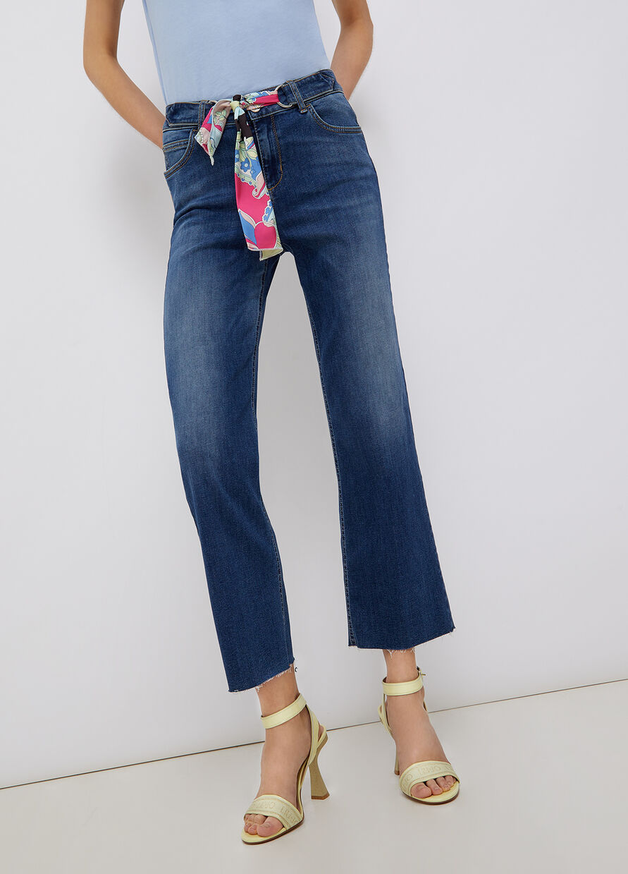 Jean Femme Patte D'eph' ROSEBUD - Taille 42 - Occasion En Très Bon état (comme Neuf) - Couleur Bleu