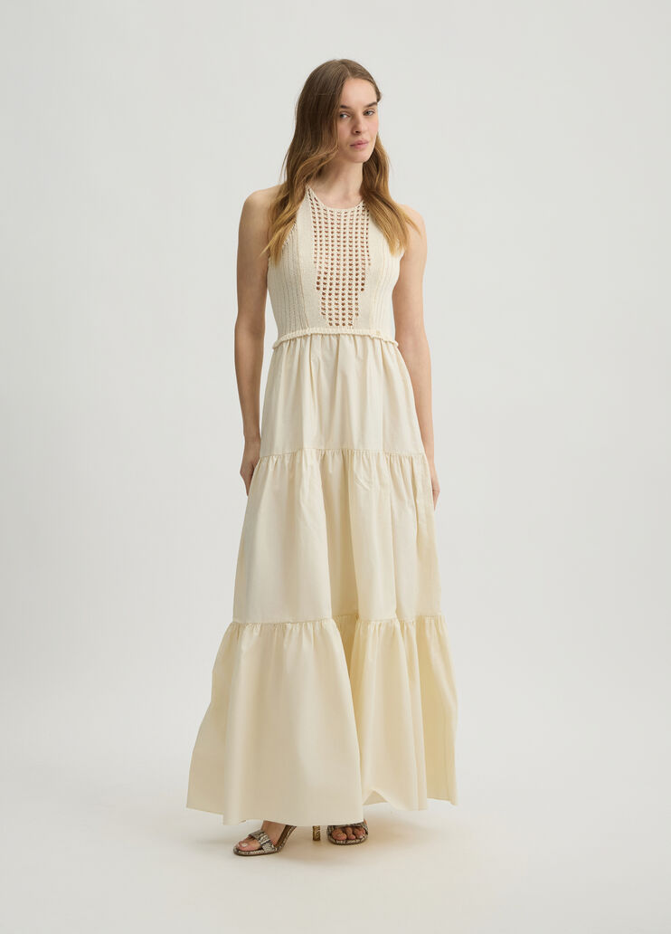 Cotton dress light beige Liu Jo - medium Cotton dress light beige Liu Jo - medium