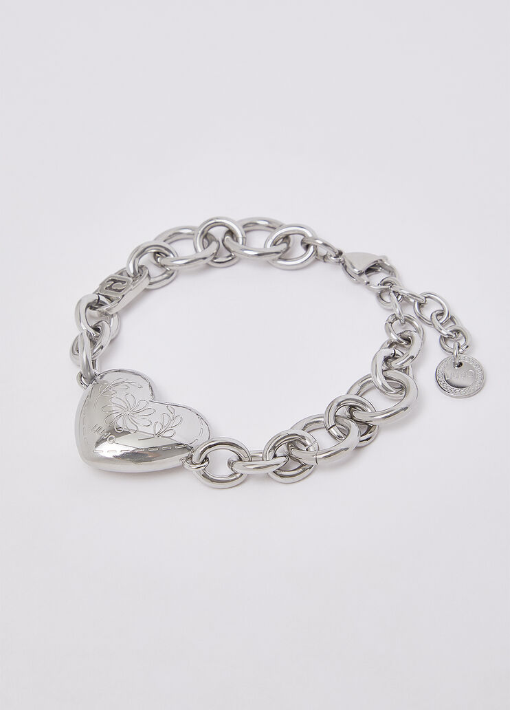Bracelet with heart engraved silver Liu Jo - medium