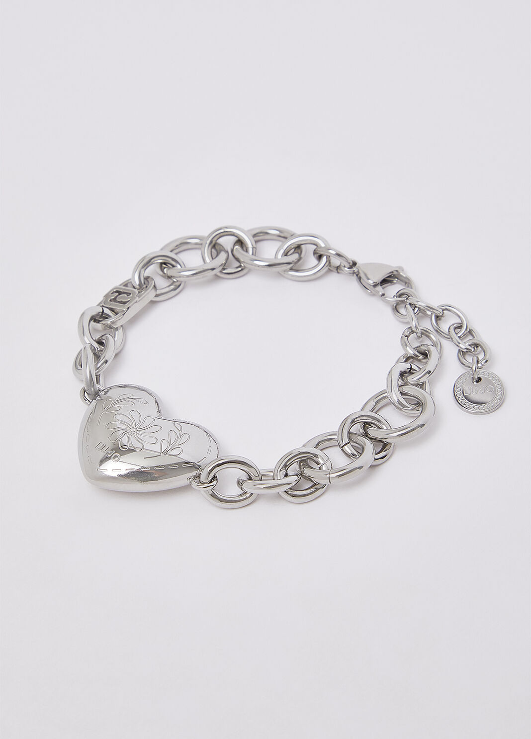 Bracelet with heart engraved silver Liu Jo - large image number 1