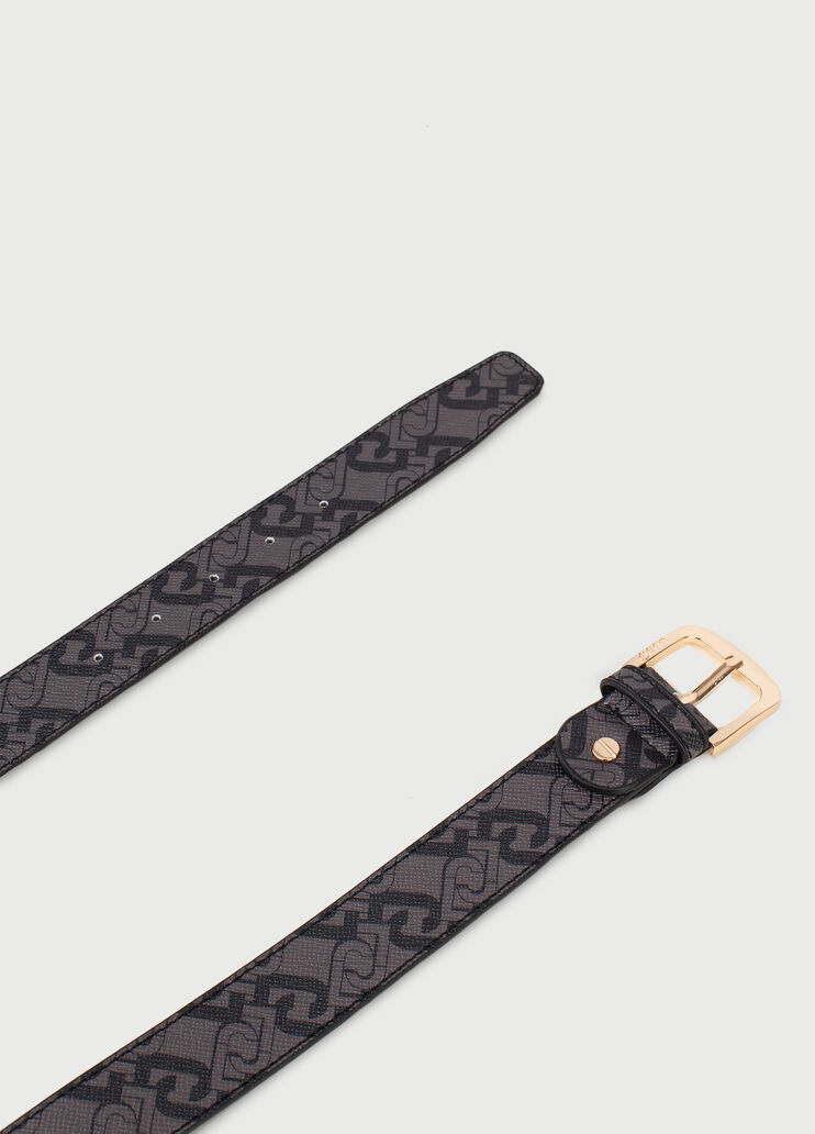 Belt with logo Brown Liu Jo - large image number 2 Belt with logo Brown Liu Jo - large image number 2