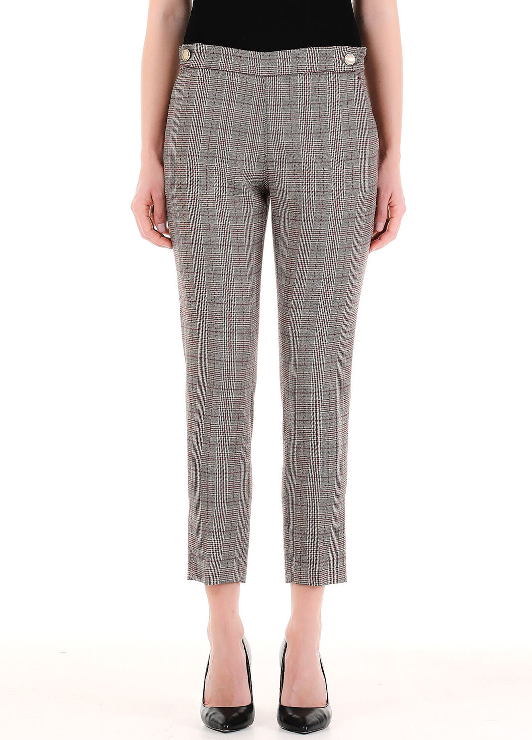 Pantalone in principe di Galles check Liu Jo - large image number 0