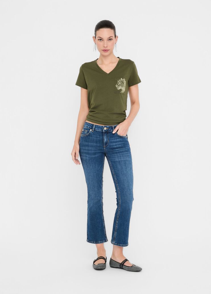 Liu Jo Better T-shirt olive green Liu Jo - large image number 5 Liu Jo Better T-shirt olive green Liu Jo - large image number 5