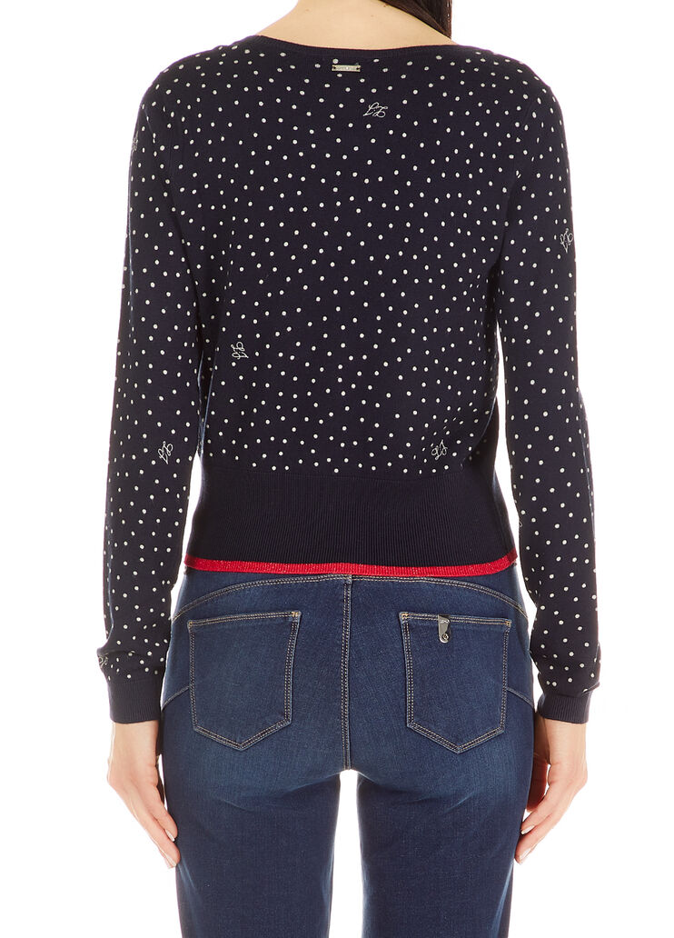 Polka dot jumper Blue polka-dot Liu Jo - large image number 1 Polka dot jumper Blue polka-dot Liu Jo - large image number 1