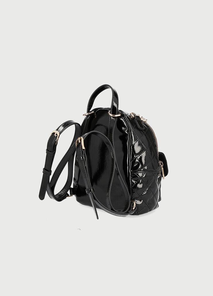 Patent rucksack Black Liu Jo - large image number 2 Patent rucksack Black Liu Jo - large image number 2