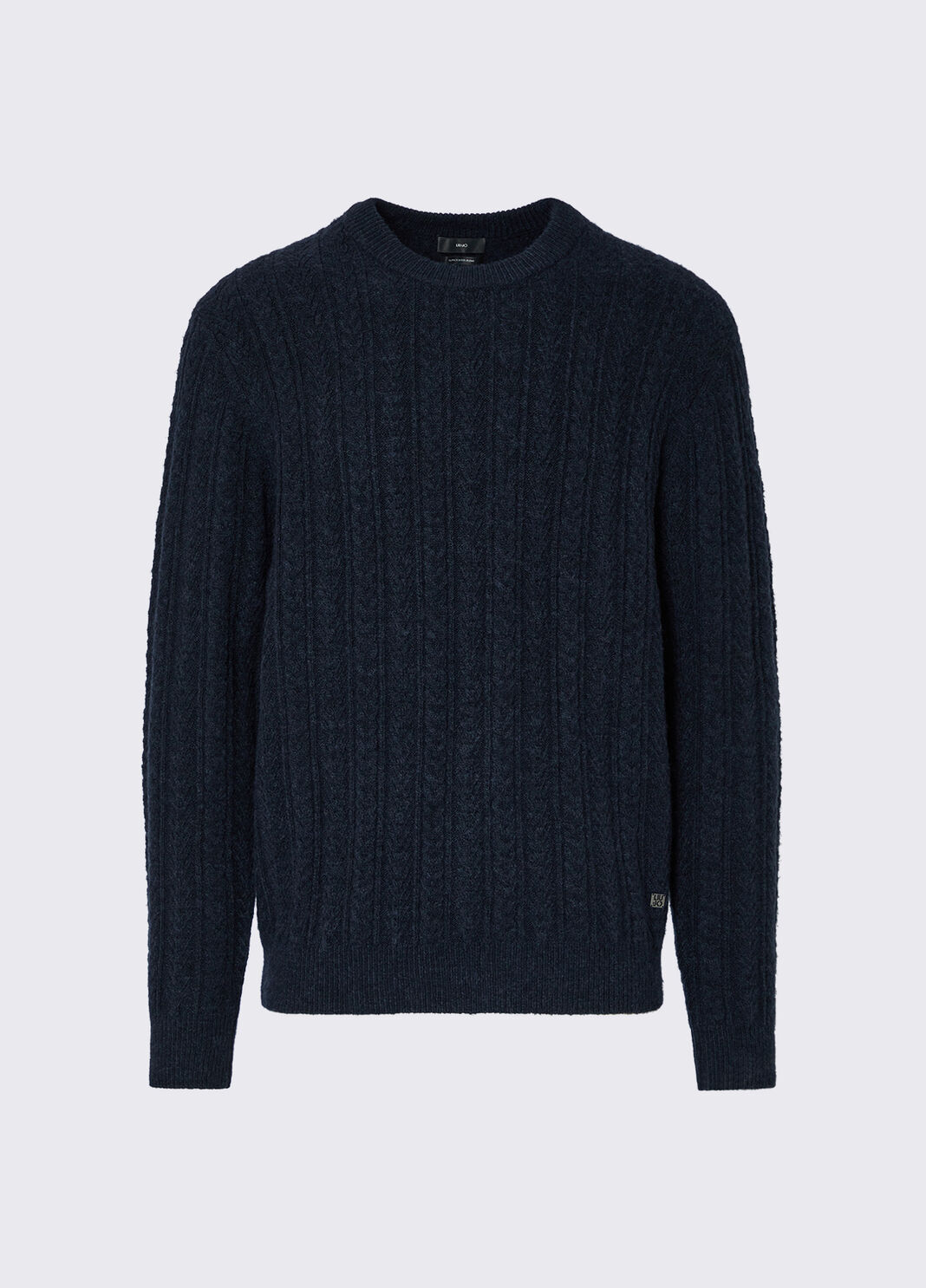 Wool and Alpaca Sweater dark blue Liu Jo - large image number 6