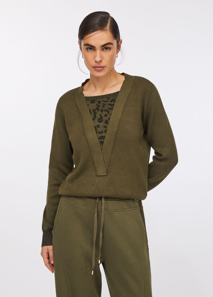 Liu Jo Better top olive green Liu Jo - large image number 0