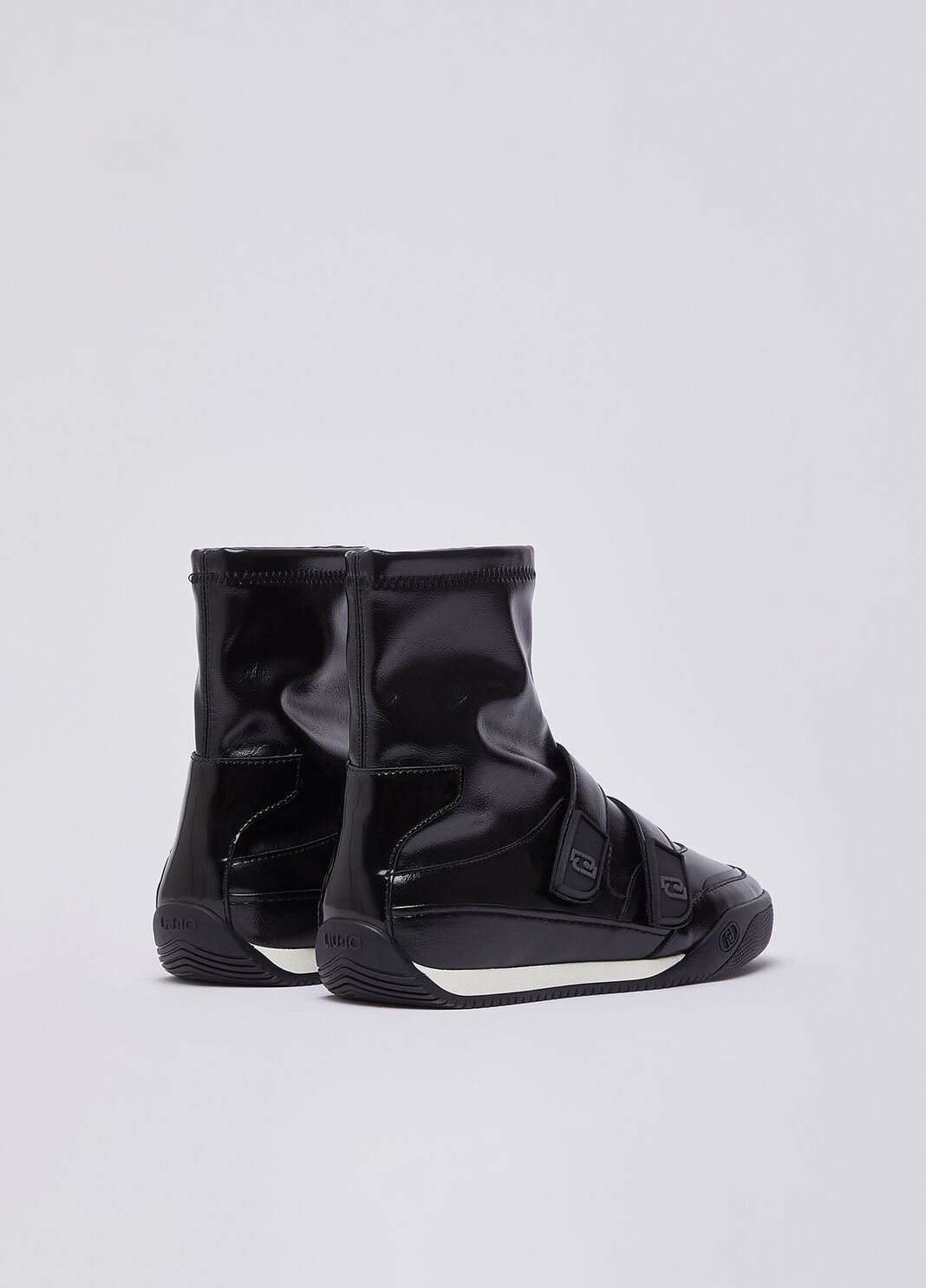High-top sneakers with velcro black Liu Jo - large image number 2