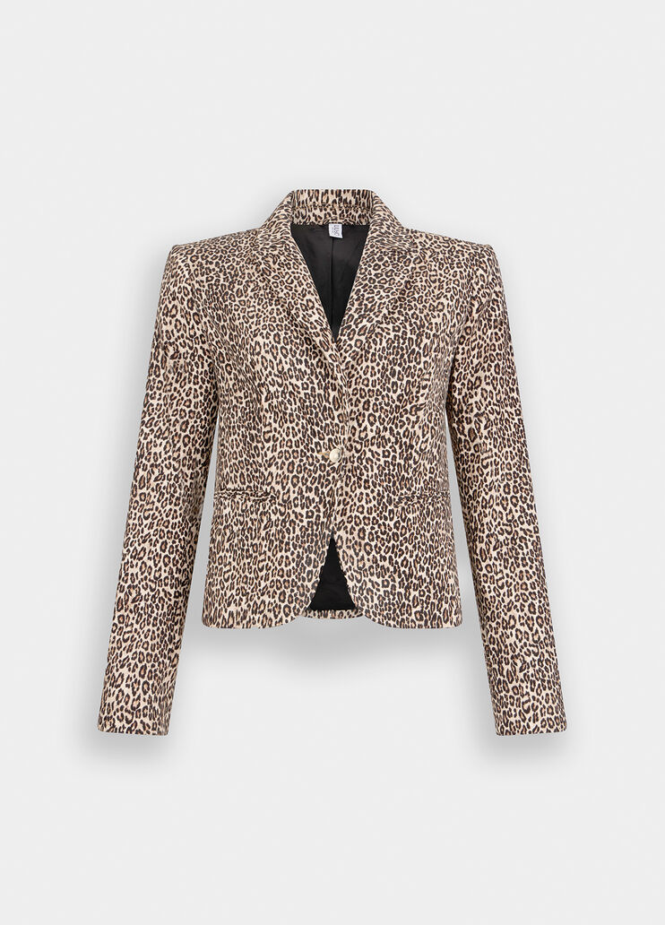 Blazer mit Animal-Print Animal-Print Liu Jo - medium
