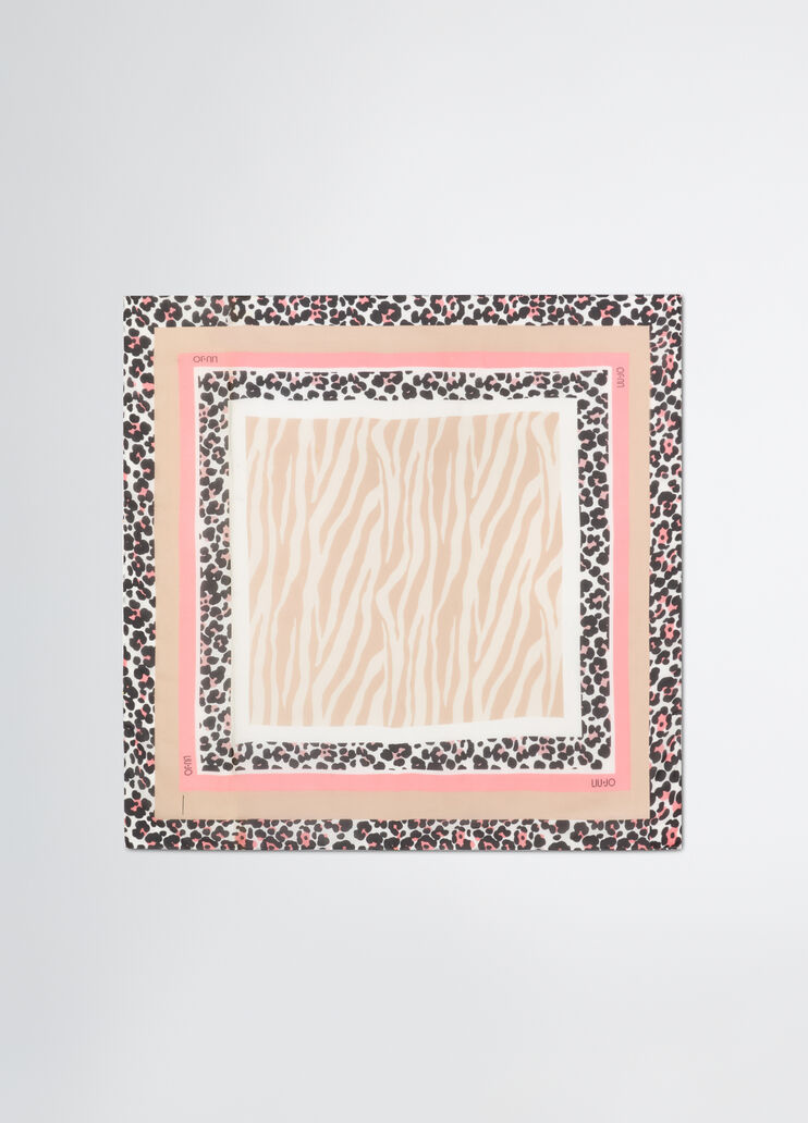Animal-print foulard coral Liu Jo - large image number 2 Animal-print foulard coral Liu Jo - large image number 2