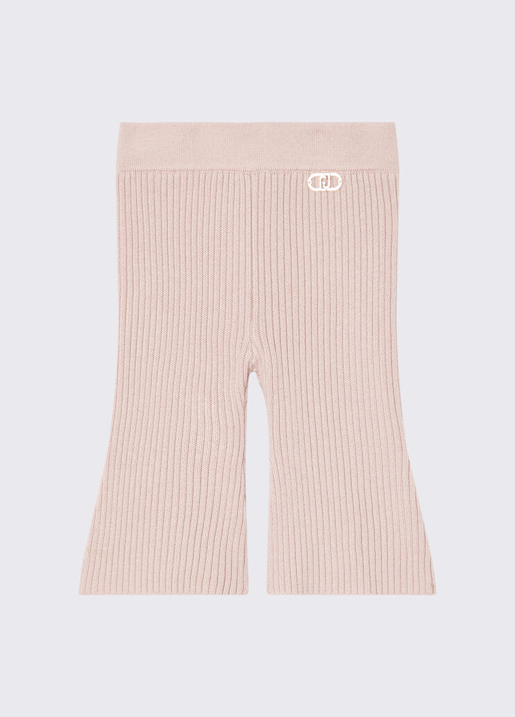 Knit Flare Pants pink Liu Jo - medium