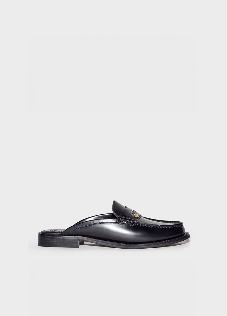 Black leather slippers black Liu Jo - medium Black leather slippers black Liu Jo - medium