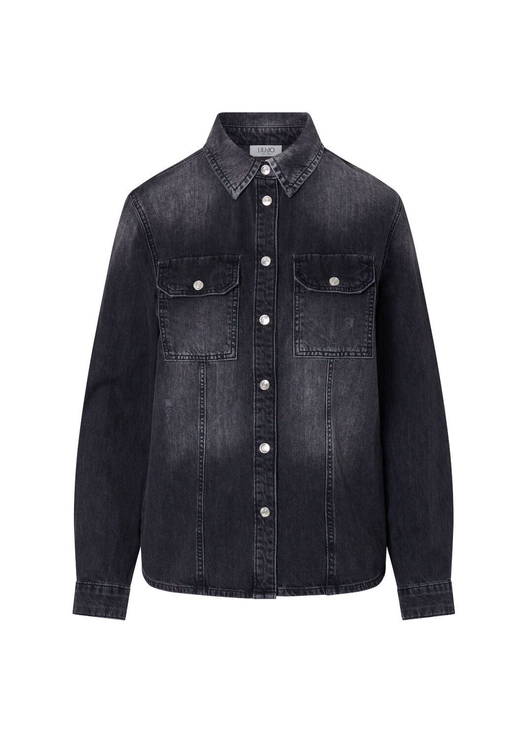Slim Fit Denim Shirt black denim Liu Jo - large image number 6