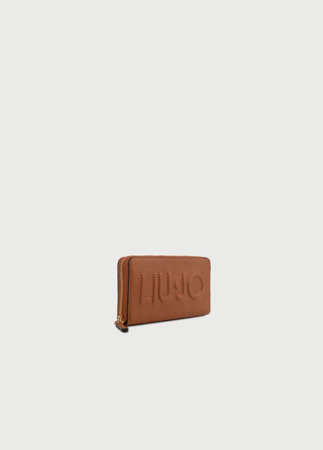Large wallet with logo Brown Liu Jo - large image number 1