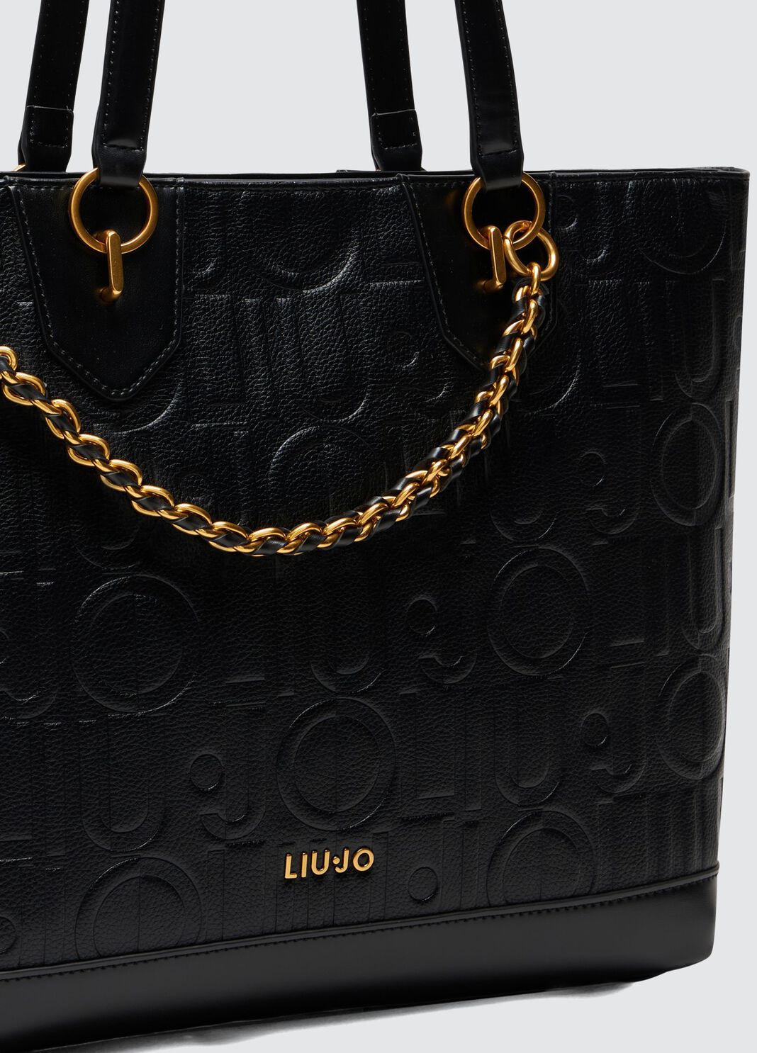 Medium tote bag with decorative charm black Liu Jo - large image number 5
