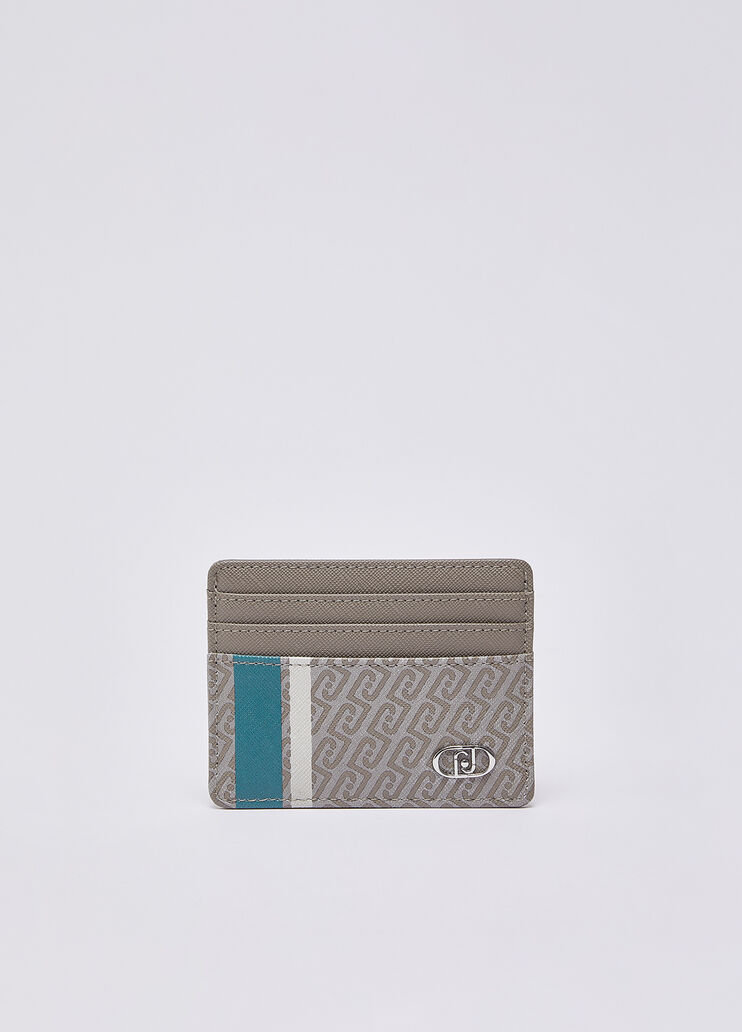 Monogramm-Kartenhalter Gr&uuml;n Liu Jo - medium