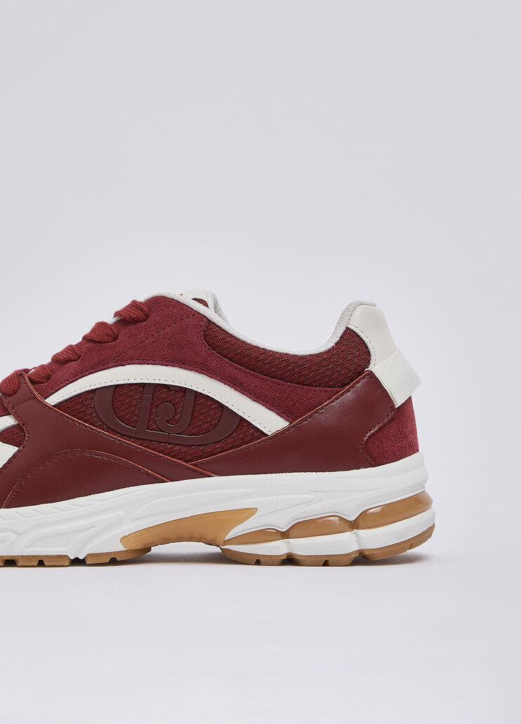 Suede and mesh sneakers cherry red Liu Jo - medium
