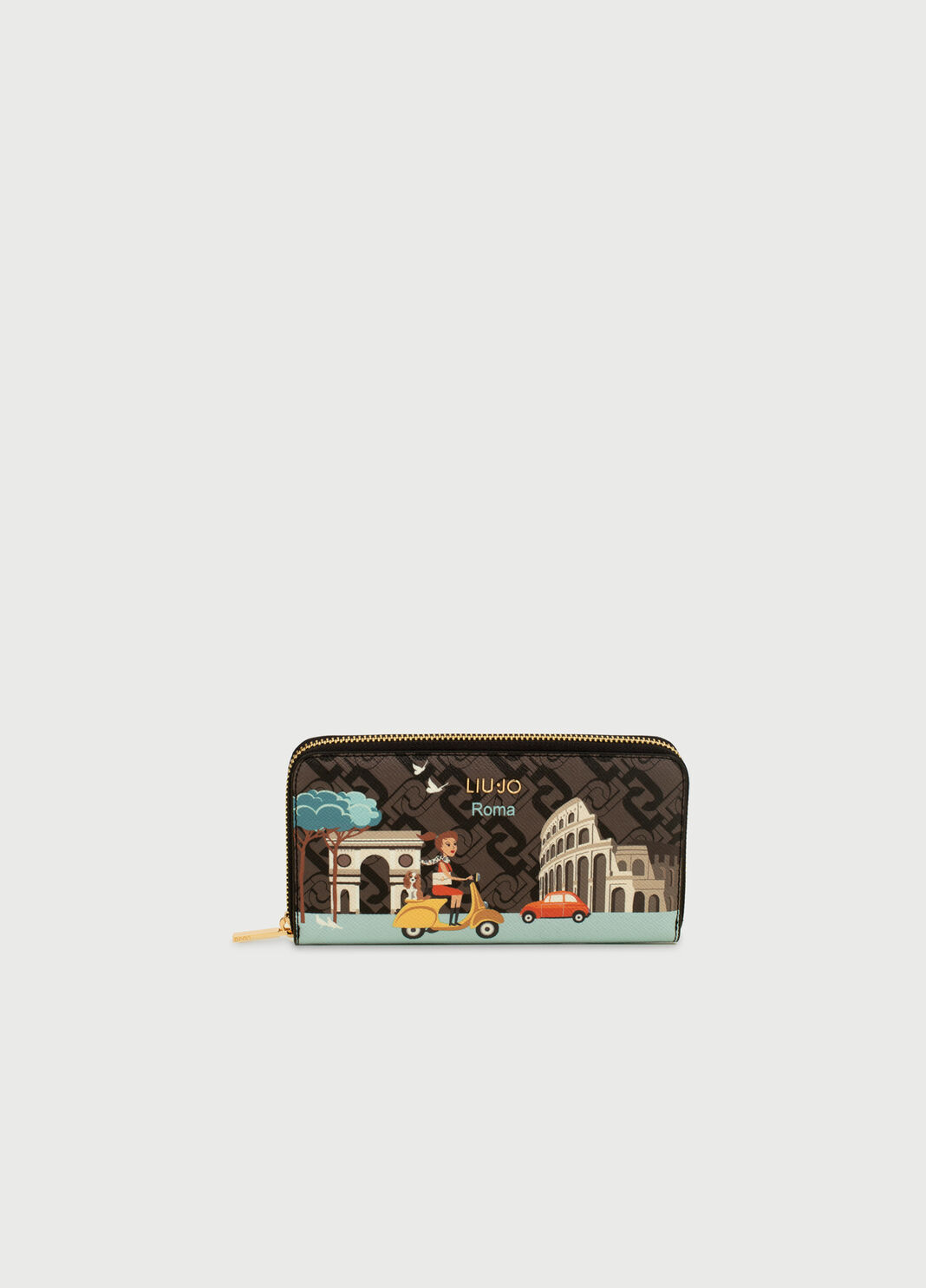 Large wallet with city Brown Liu Jo - large image number 0