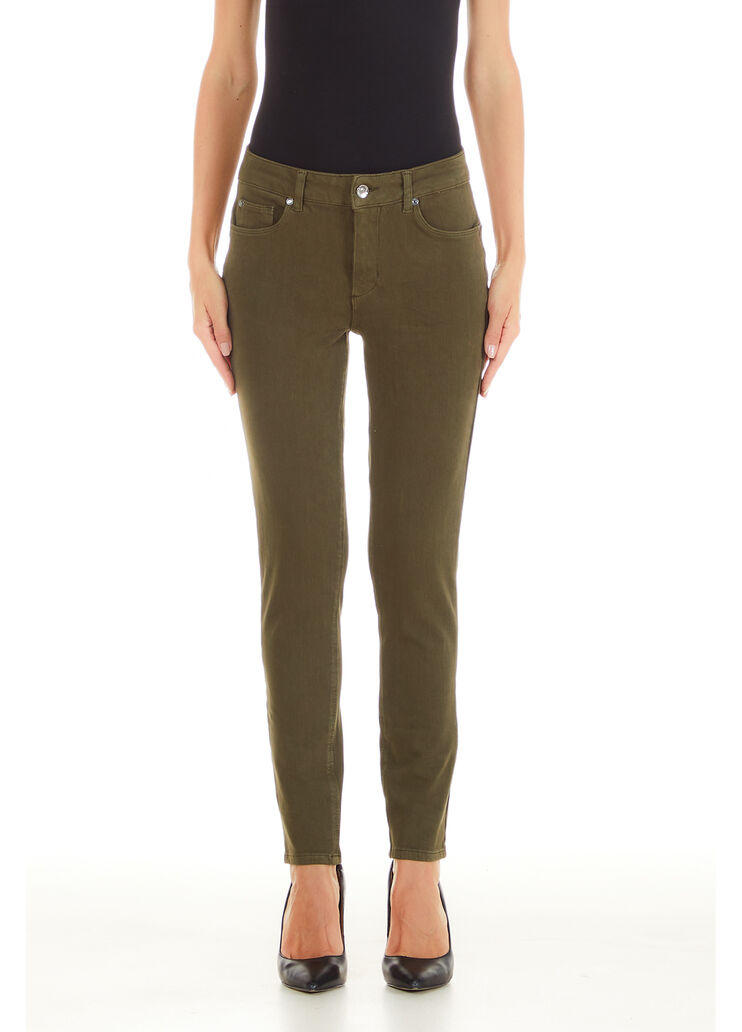 Pantalon skinny Amazing Fit vert militaire Liu Jo - large image number 0 Pantalon skinny Amazing Fit vert militaire Liu Jo - large image number 0