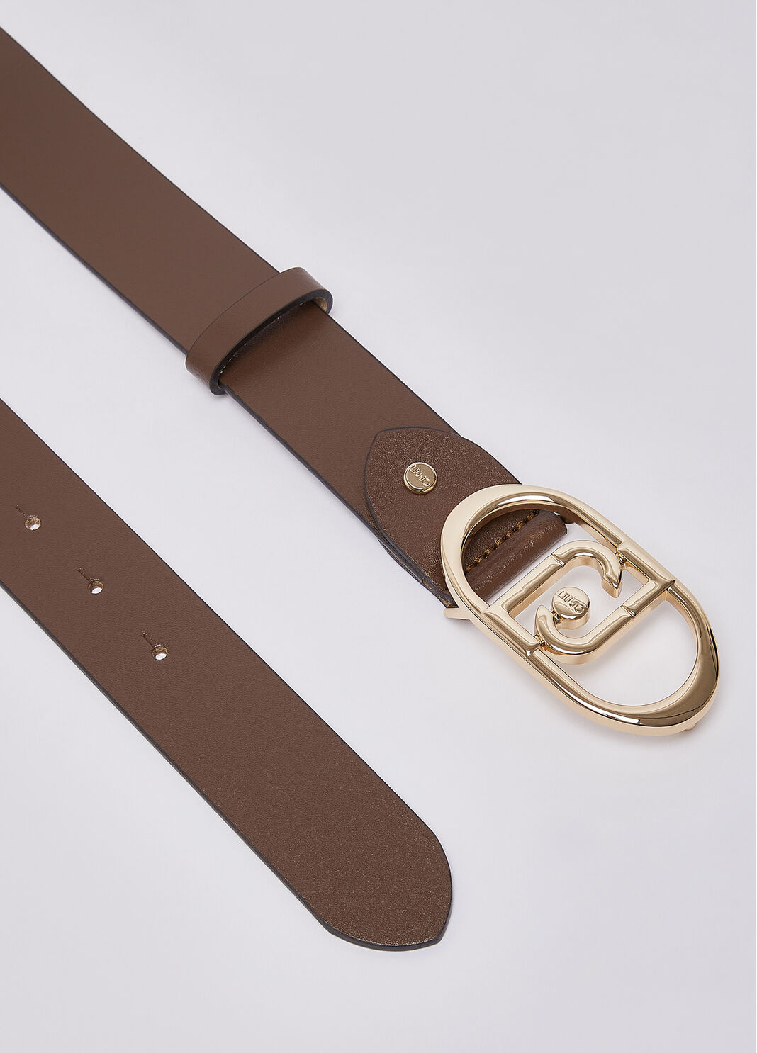 Belt in leather tobacco brown Liu Jo - large image number 3