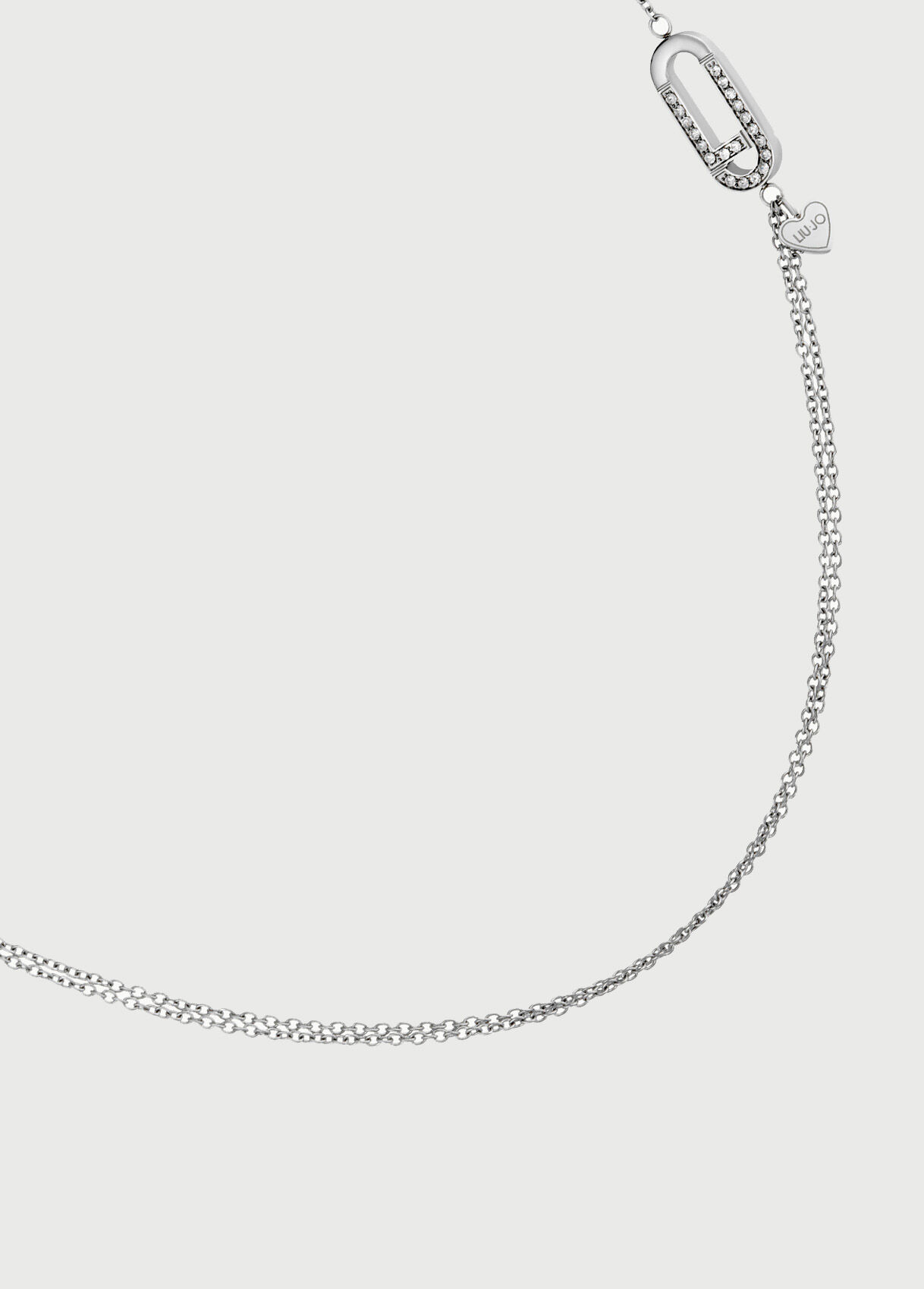 Fine necklace with logo