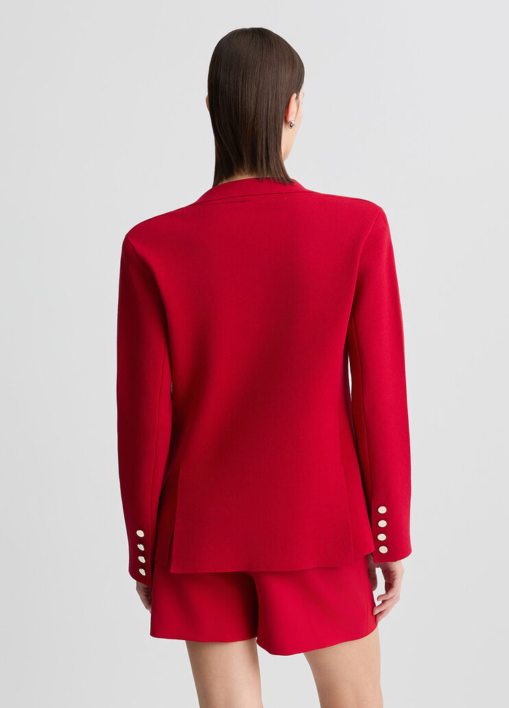 Red knit jacket red Liu Jo - large image number 1 Red knit jacket red Liu Jo - large image number 1