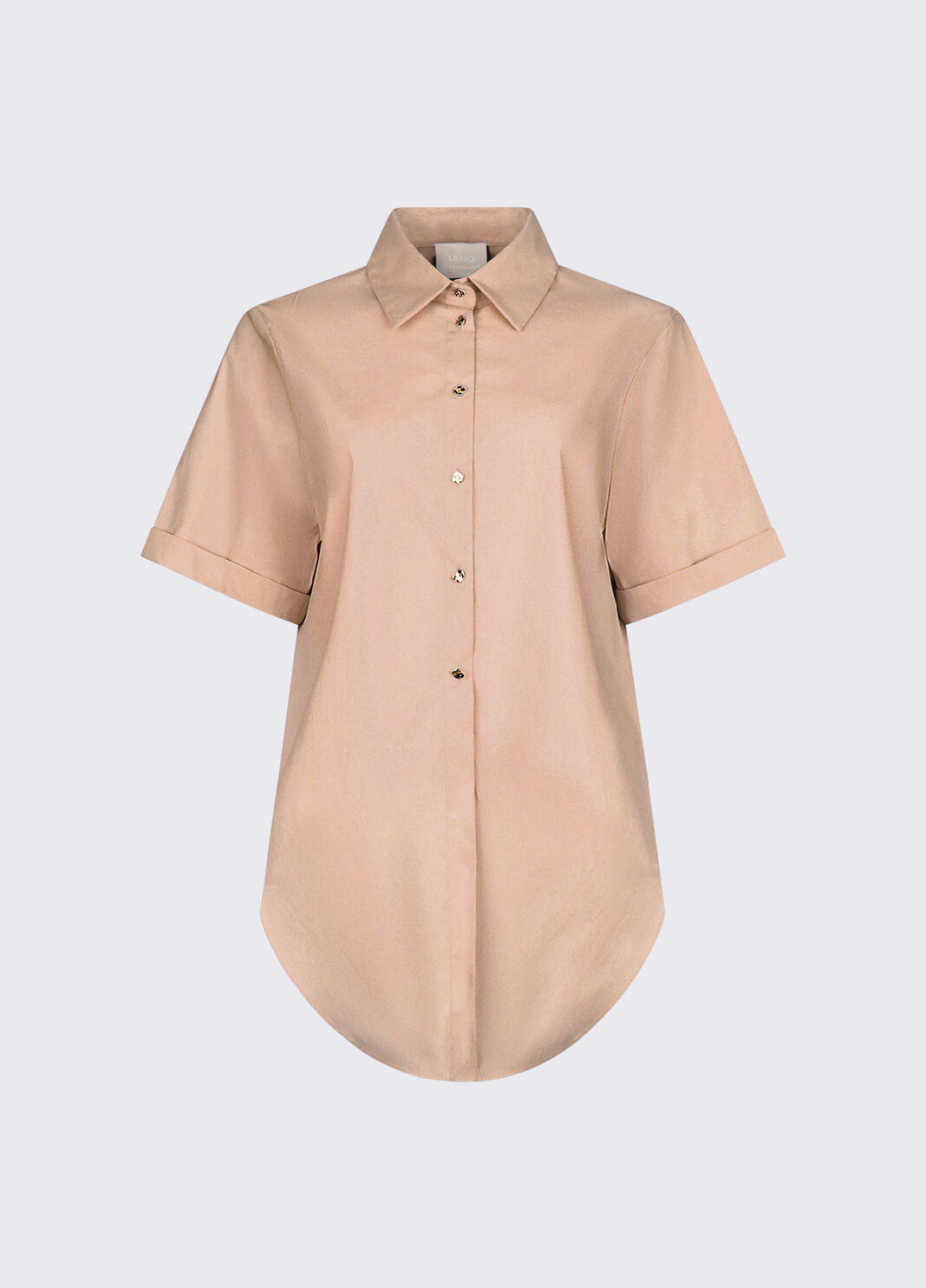 Shirt with knot cappuccino Liu Jo - large image number 6