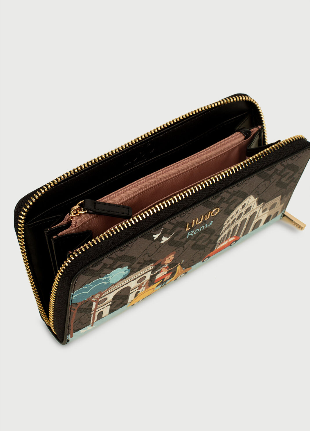 Large wallet with city Brown Liu Jo - large image number 3