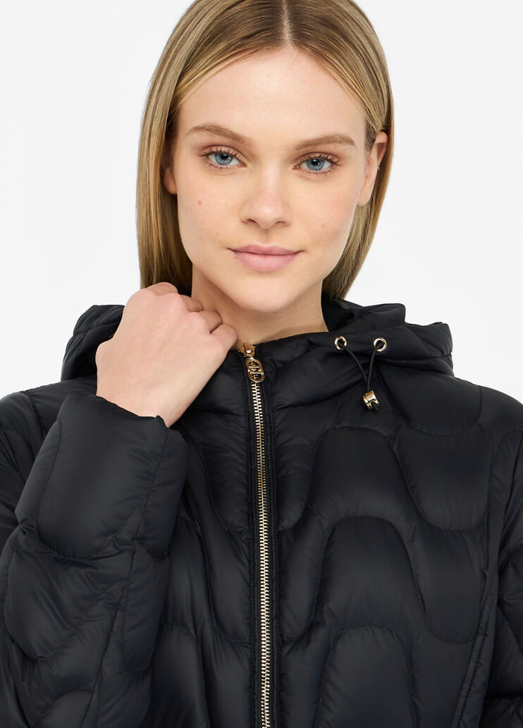 Quilted nylon coat black Liu Jo - large image number 2