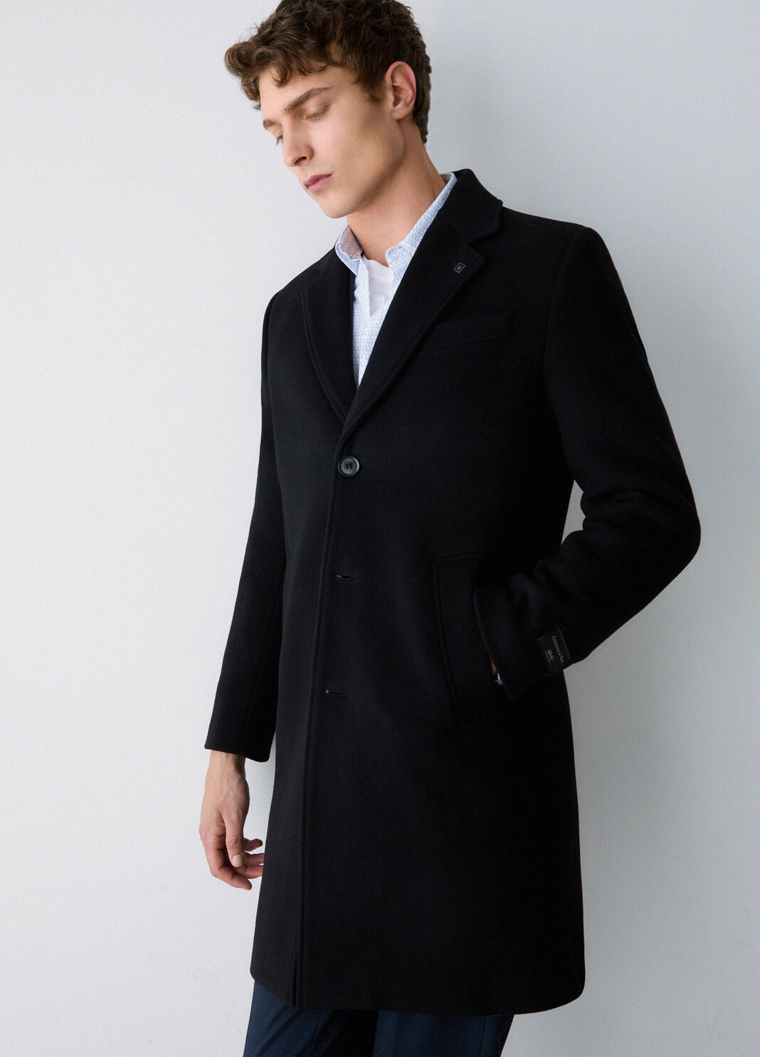 Wool and Cashmere Coat black Liu Jo - large image number 3