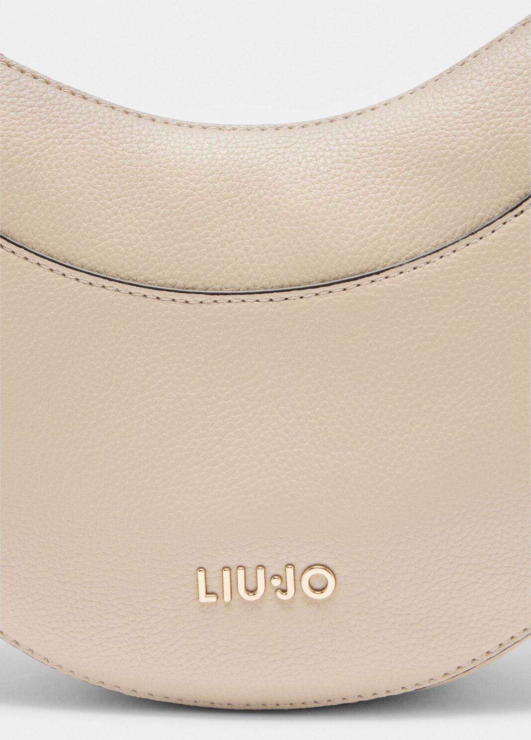 Borsa a spalla media con charm beige Liu Jo - large image number 2