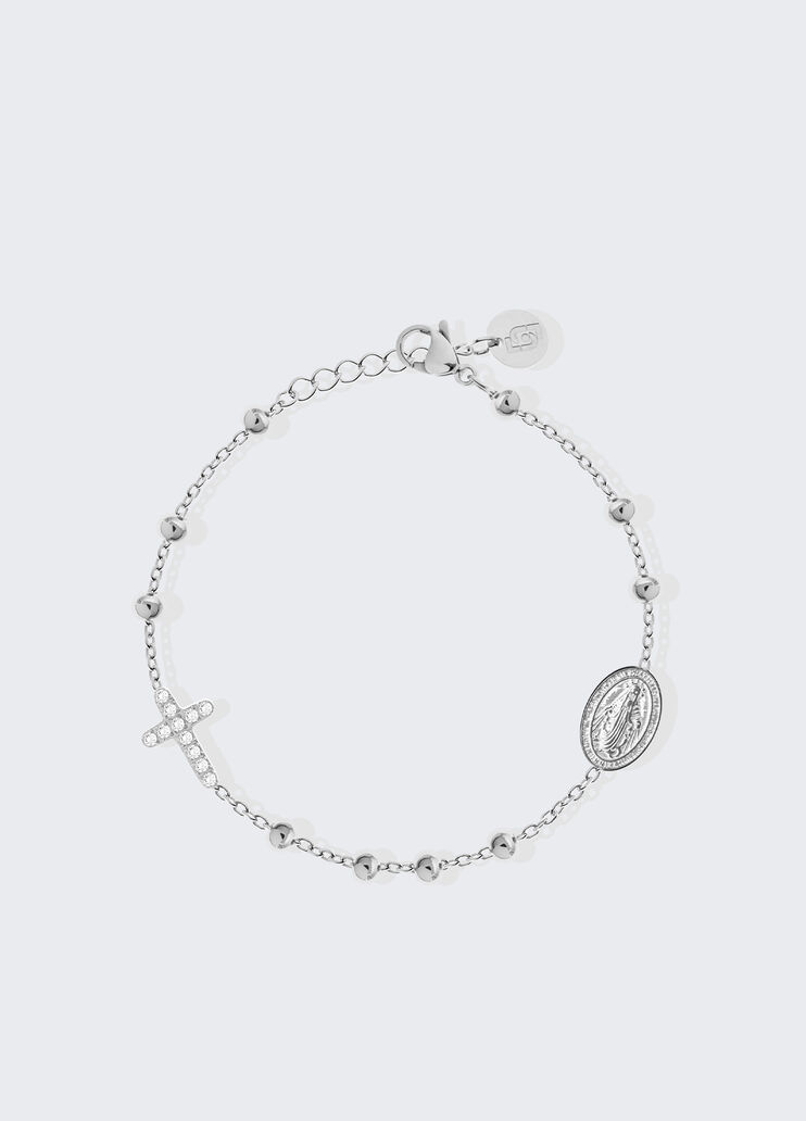 Slim bracelet with cross silver Liu Jo - large image number 0