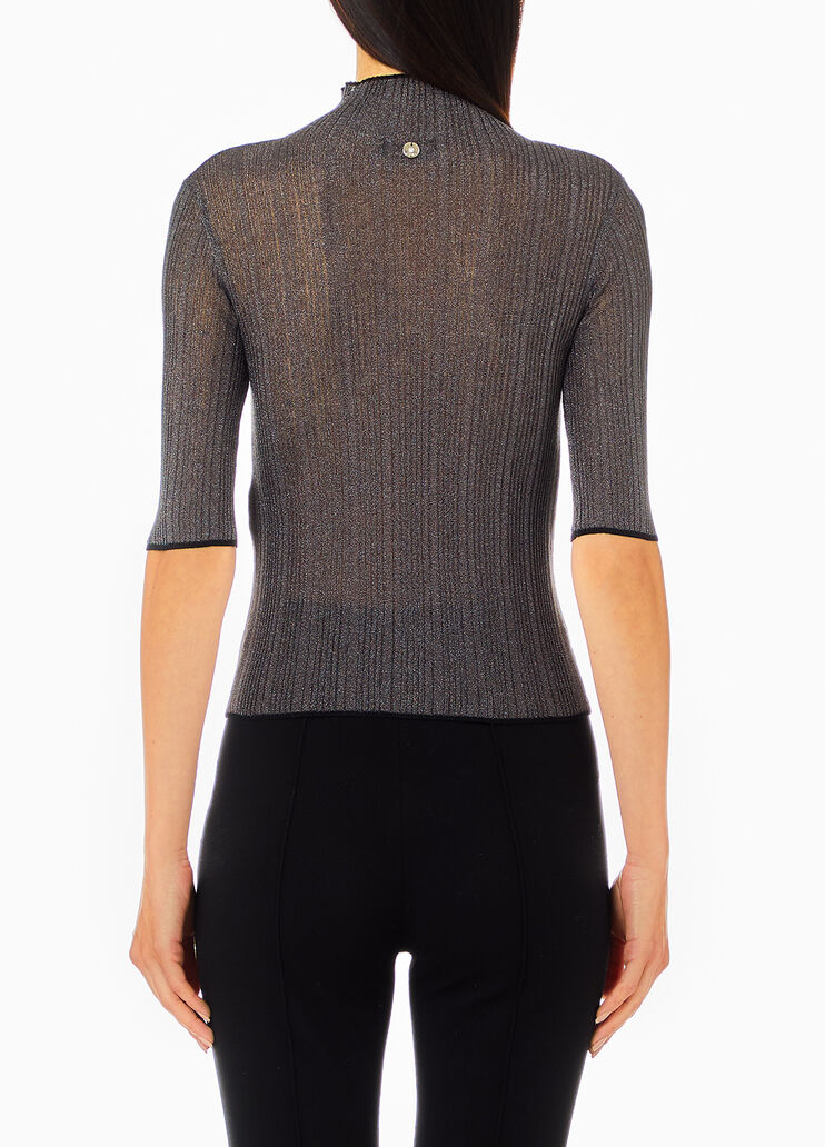 Jersey con lurex® gris Liu Jo - medium Jersey con lurex® gris Liu Jo - medium